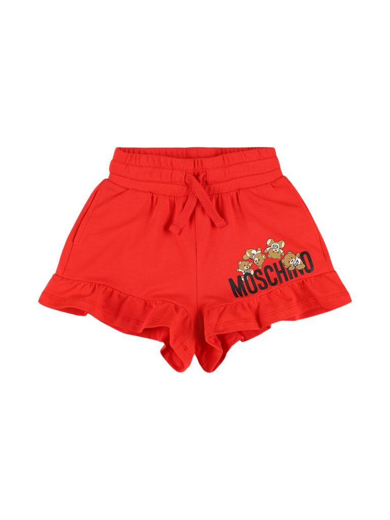 MOSCHINO Cotton Sweat Shorts