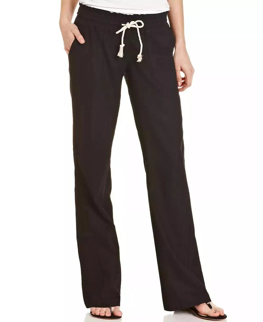 Roxy Juniors' Oceanside Wide-Leg Drawstring Pants 1