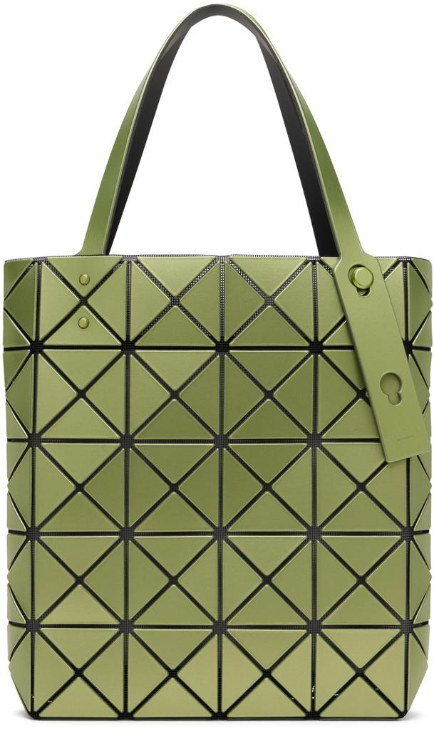 BAO BAO ISSEY MIYAKE Green Lucent Boxy Tote