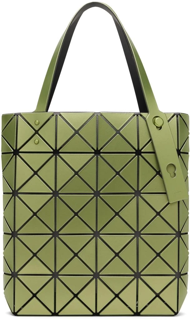 BAO BAO ISSEY MIYAKE Green Lucent Boxy Tote 1