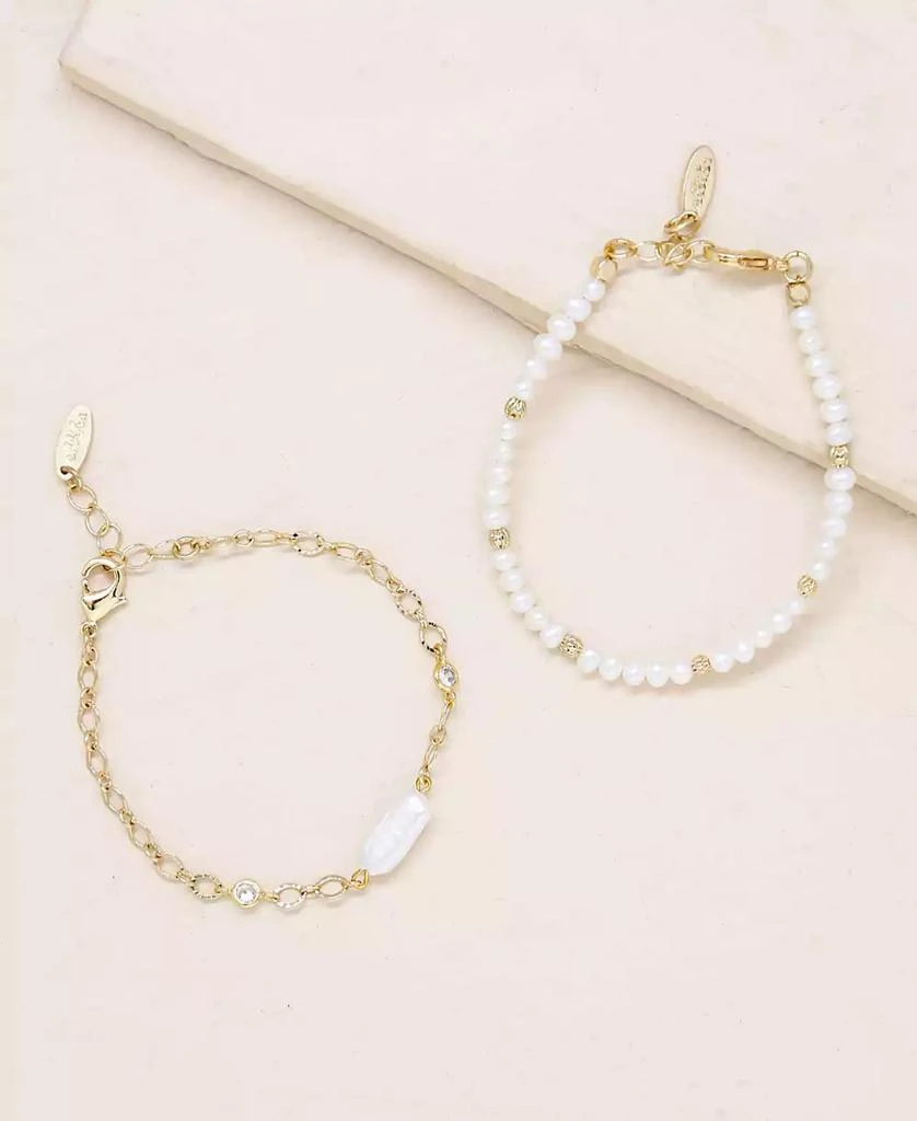 Ettika Jewelry Pretty in Pearls Bracelet Set 2