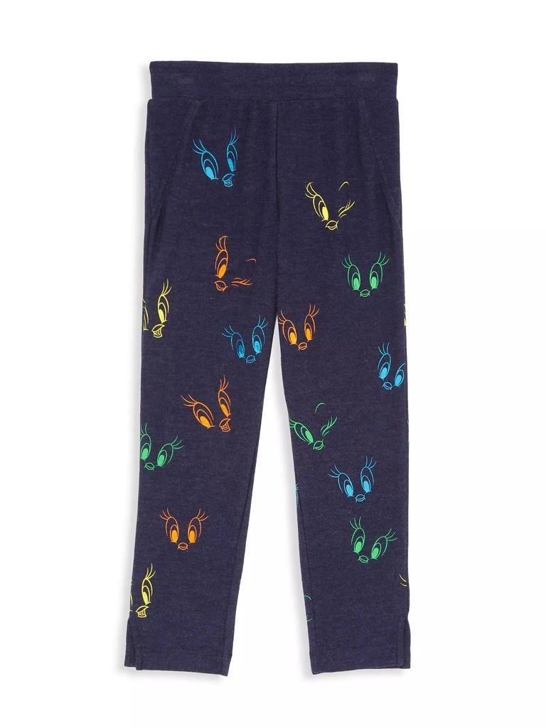 Chaser Little Girl's Tweety Bird Jogger Pants 1