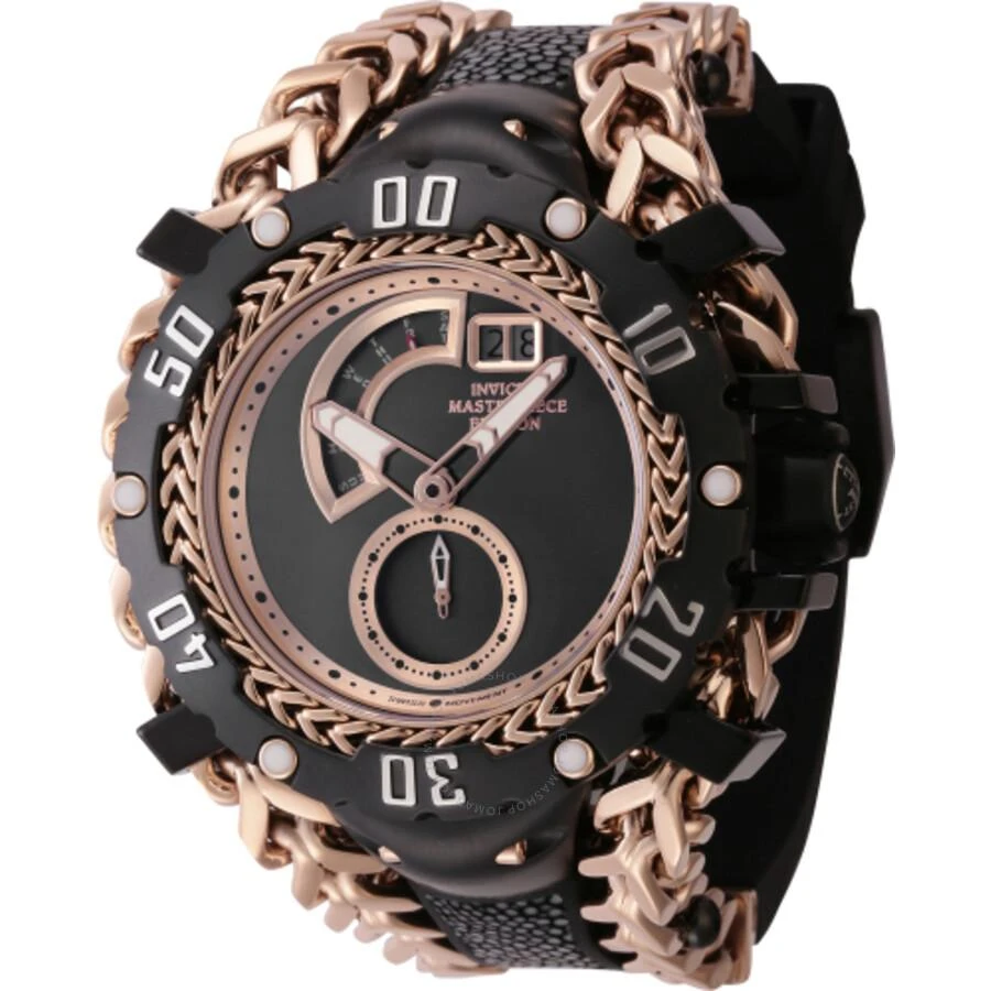 Invicta Masterpiece Quartz Black Dial Men's Watch 44631 1