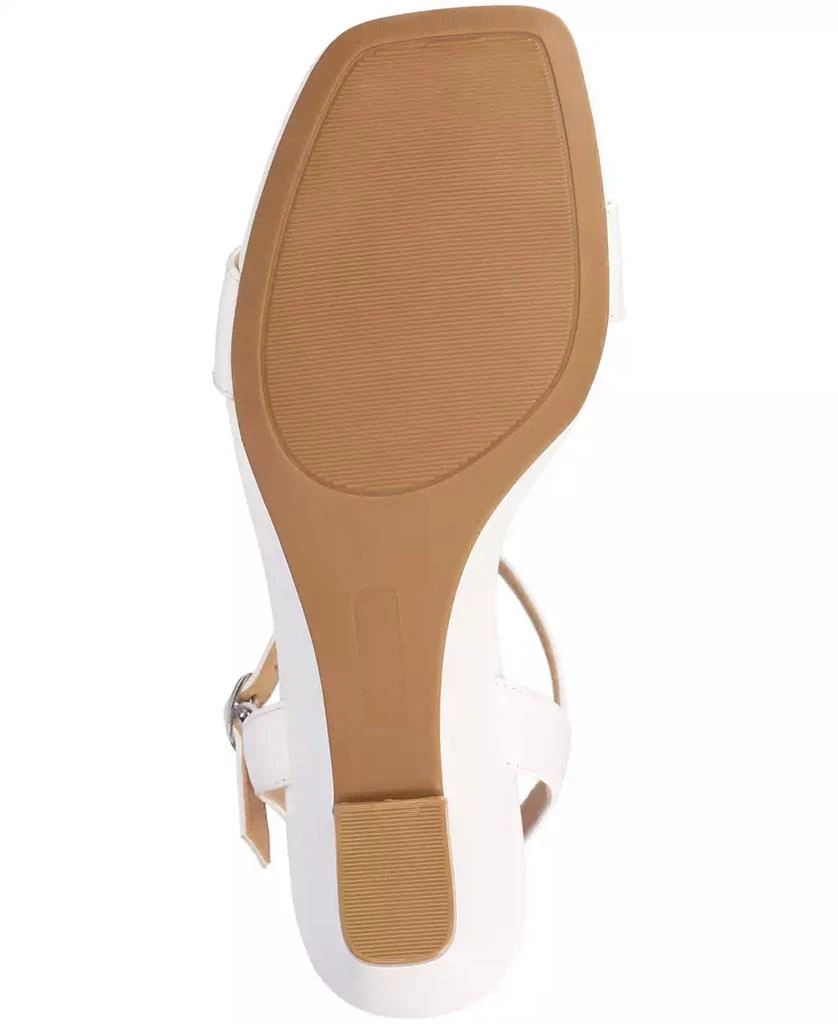 Journee Collection Women's Clayr Ankle Strap Wedge Sandals 5