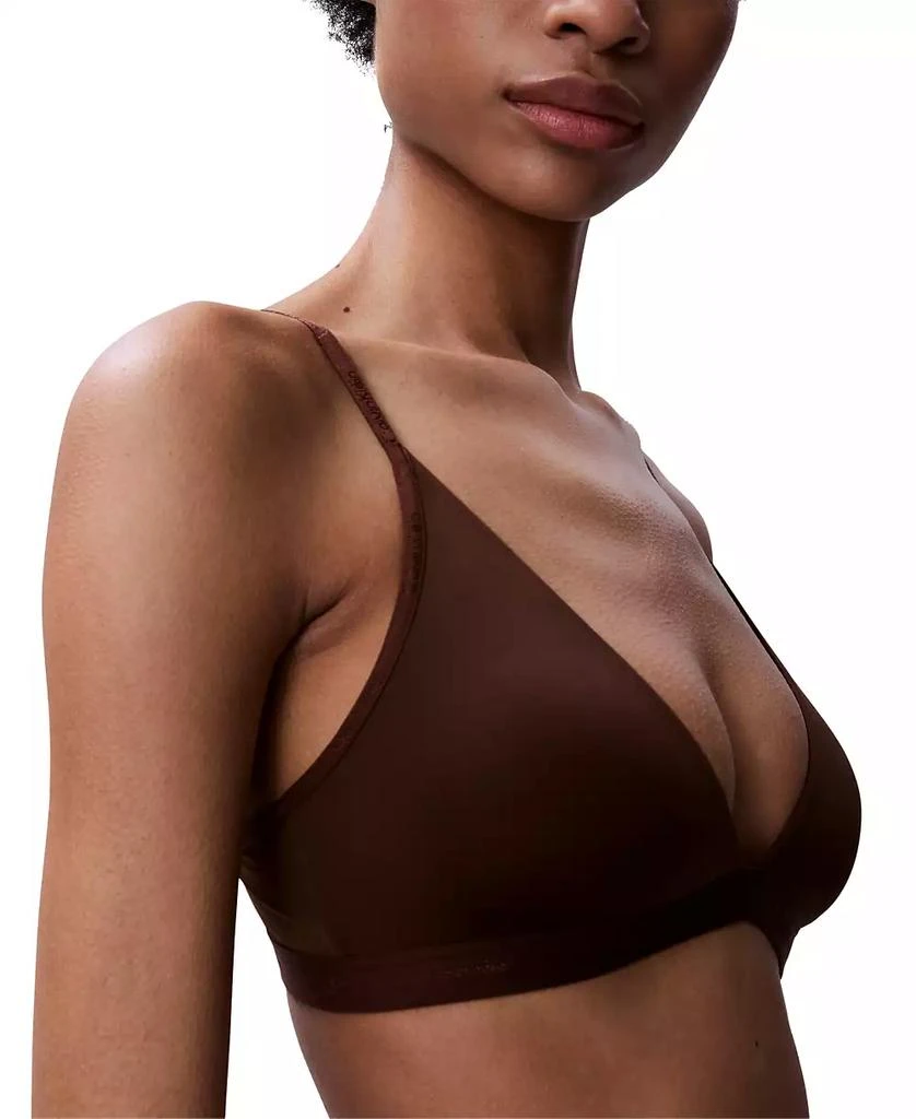 Calvin Klein Women's Form To Body Lightly Lined Triangle Bralette QF6758 1