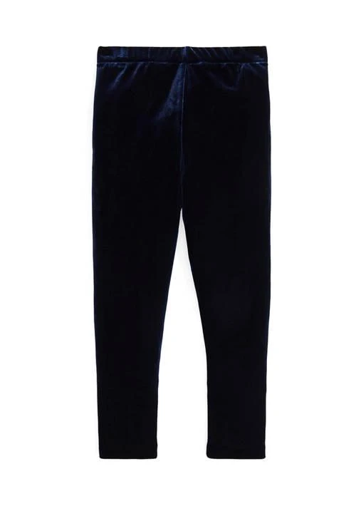 Ralph Lauren Girls 2-6x Stretch Velour Leggings 2