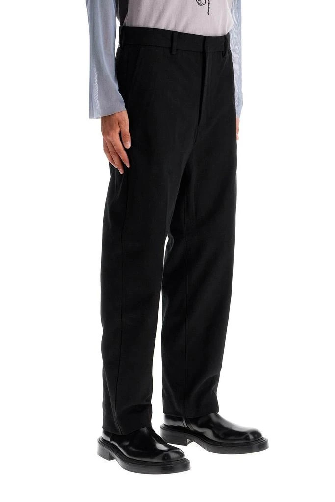 Acne Studios Straight Leg Twill Trousers In Nine Words 1