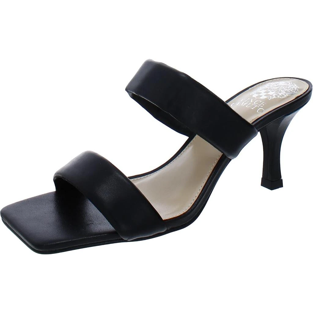 Vince Camuto Aslee Womens Leather Slip On Dress Sandals 1