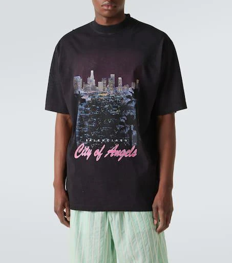 Balenciaga Printed cotton jersey T-shirt 3