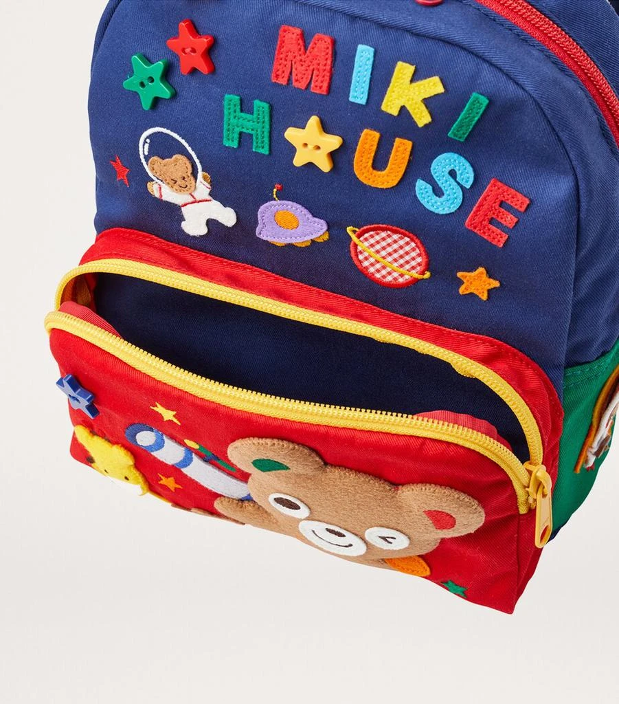 Miki House Patch-Detail Backpack 6