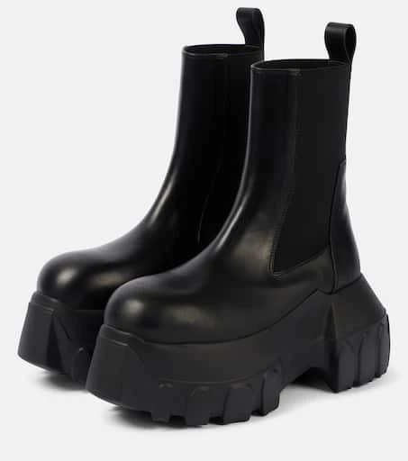 Rick Owens Mega Bumper Beatle leather Chelsea boots 5