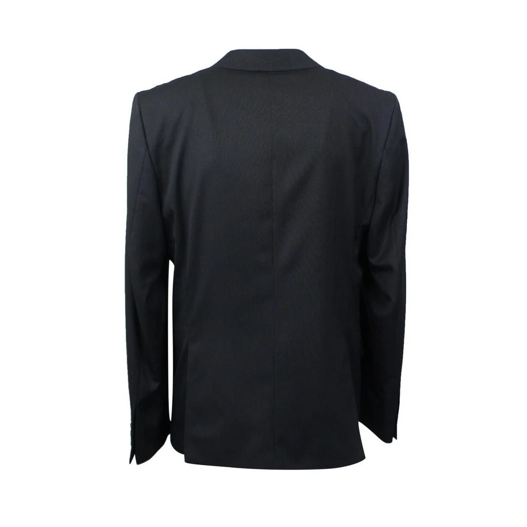 Versace Black Wool Blend Single Breasted Jacket 1