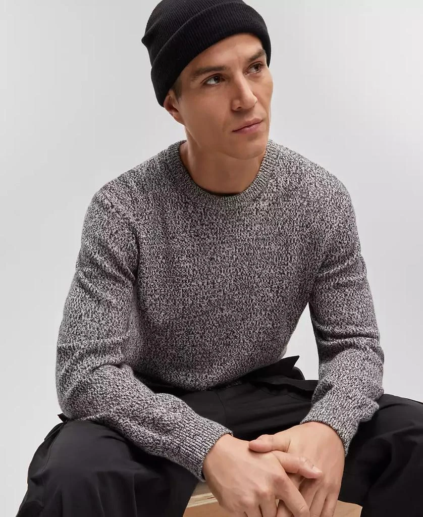 Mode of One Men's Regular-Fit Marled-Knit Sweater, Created for Macy's 1