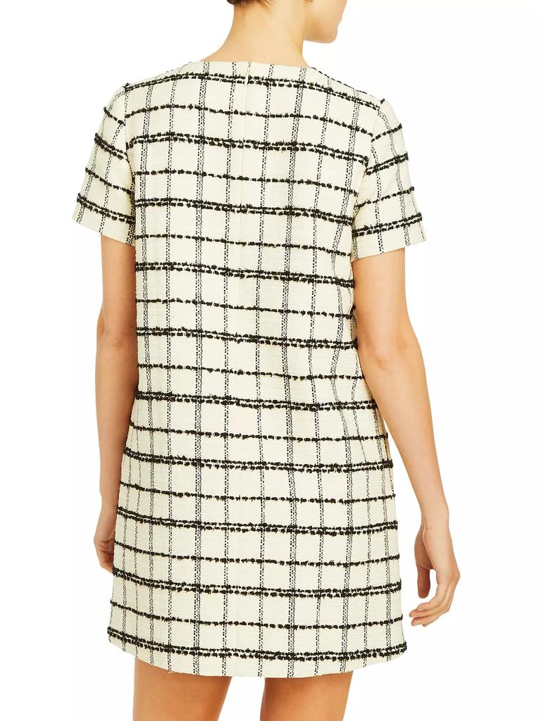 Mestiza New York Isolde Cotton-Blend Tweed Short Sleeve Minidress 4