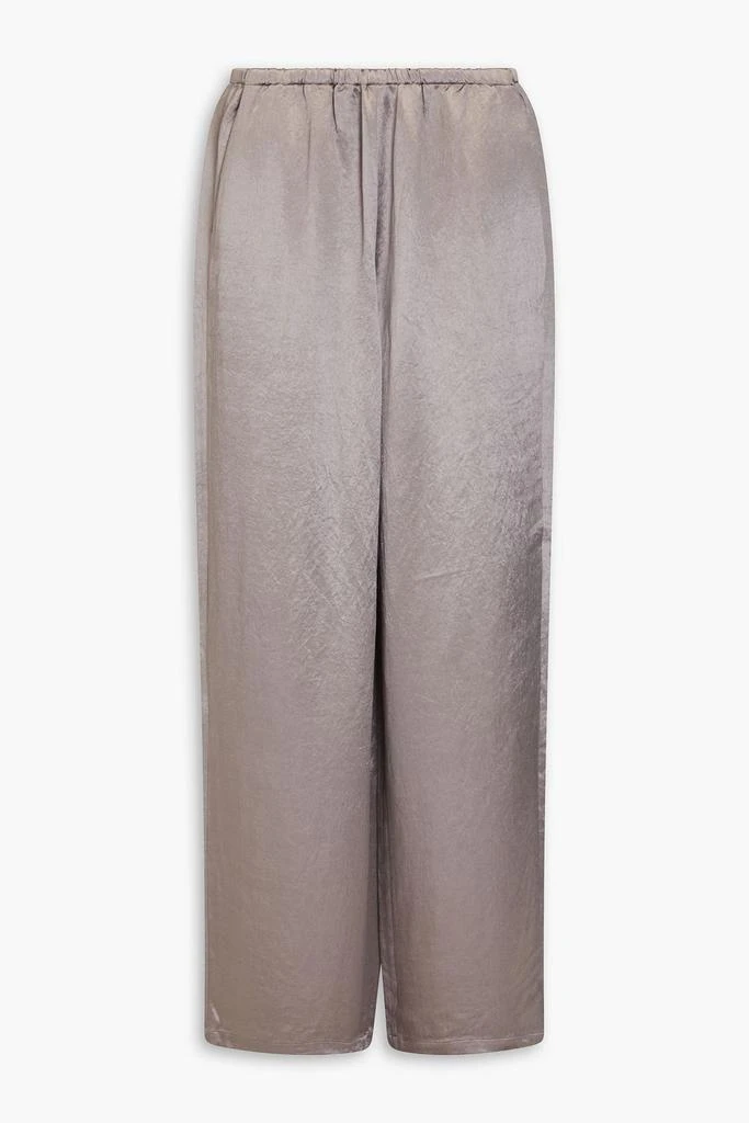 Tibi Satin-twill wide-leg pants 1