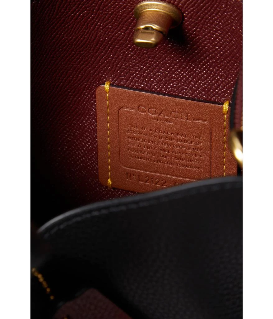 Coach Polished Pebble Leather Willow Tote 24 3