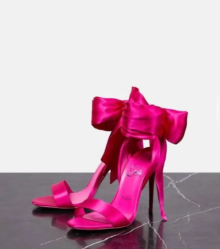 Christian Louboutin Sandale Du Désert 100 satin sandals 5