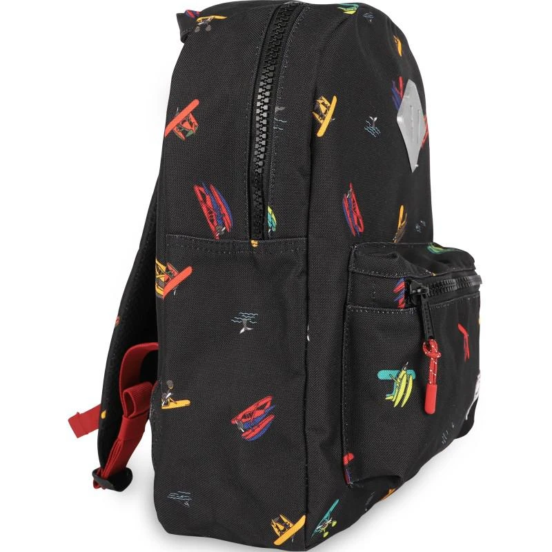Herschel Supply Airplane print backpack in black 2