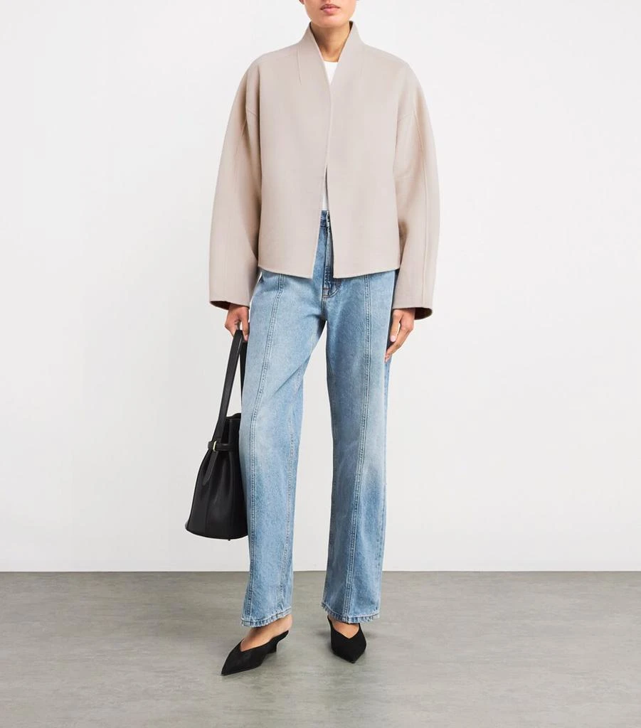 HOUSE OF DAGMAR Double-Wool Open Jacket 2