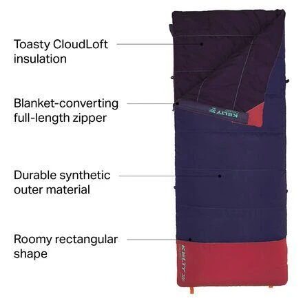 Kelty Callisto 30 Sleeping Bag: 30F Synthetic - Kids' 4