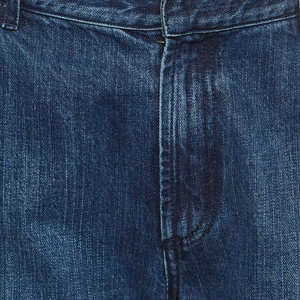 Dior Christian Dior Blue Raw Edge Denim Straight Leg Jeans M Waist 30" 3