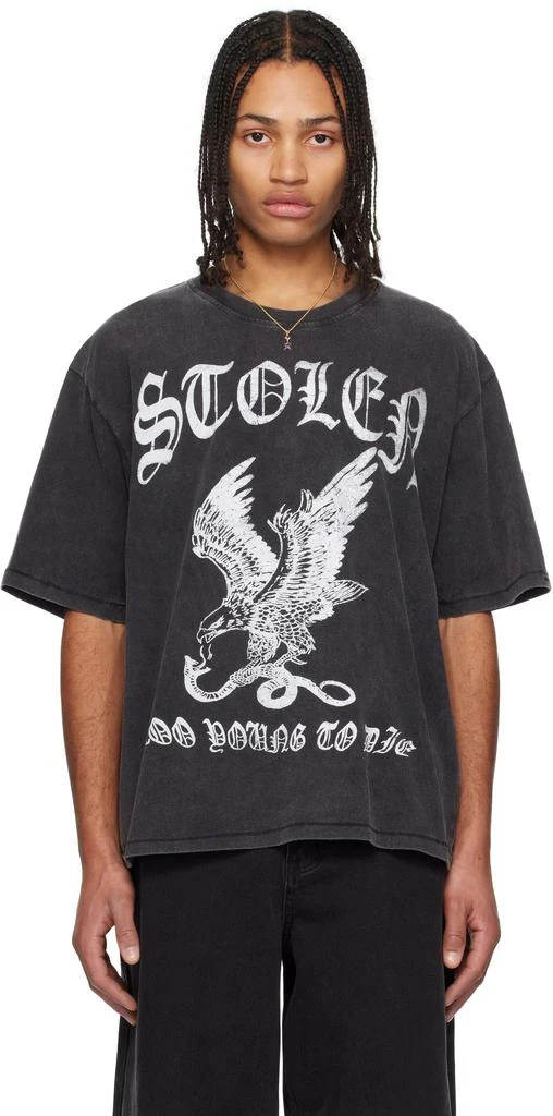 Stolen Girlfriends Club Black Eagle Strike T-shirt 1