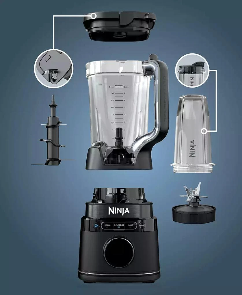 Ninja Detect Duo Power BlendSense Blender Pro, TB301 12