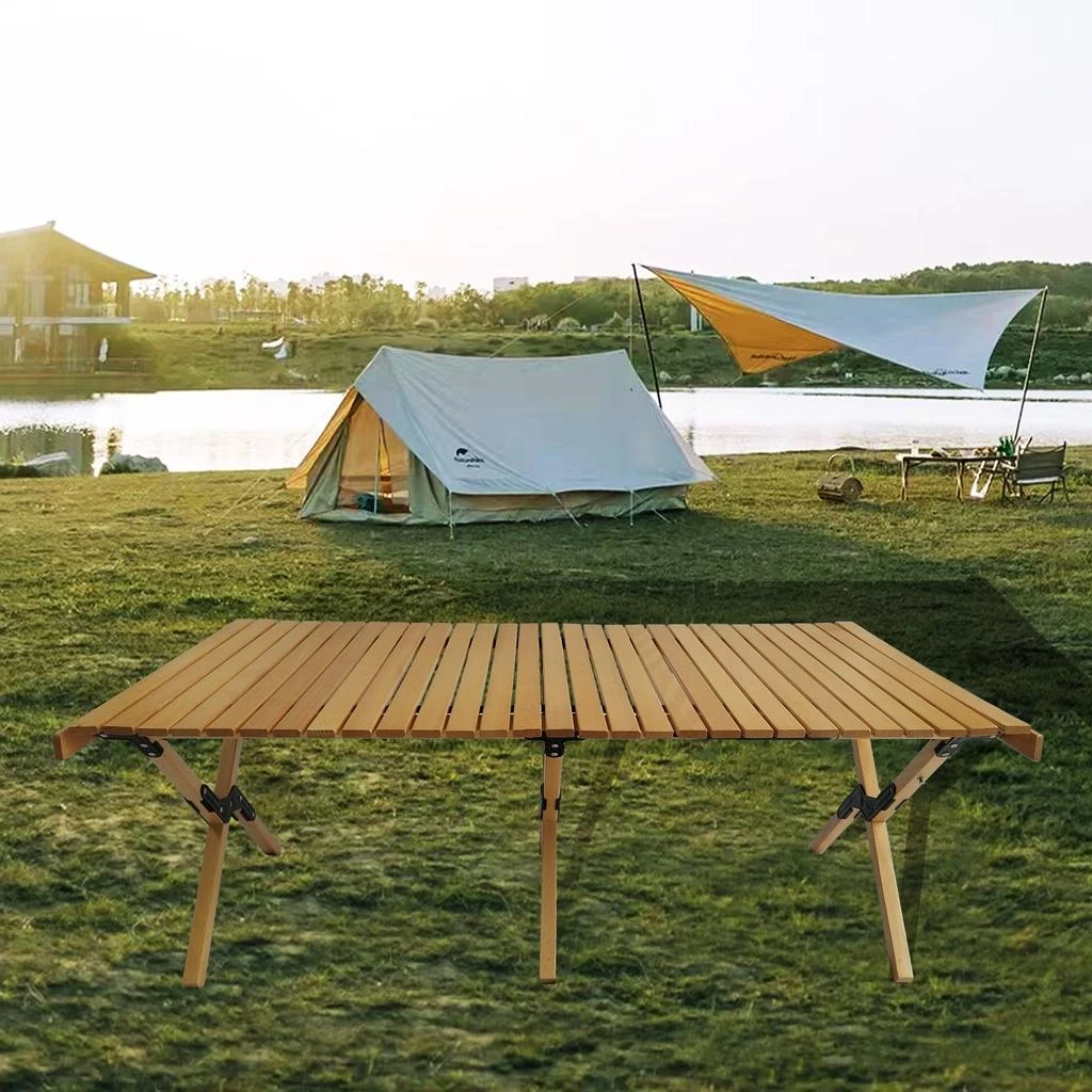 Streamdale Furniture Streamdale Wooden Foldable Portable Patio Dining Table 1
