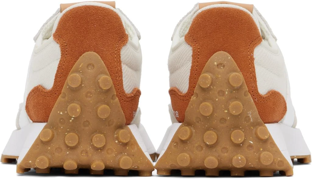 New Balance Beige & Orange 327 Sneakers 2