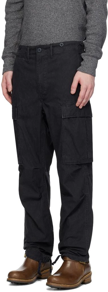 RRL Black Surplus Cargo Pants 4
