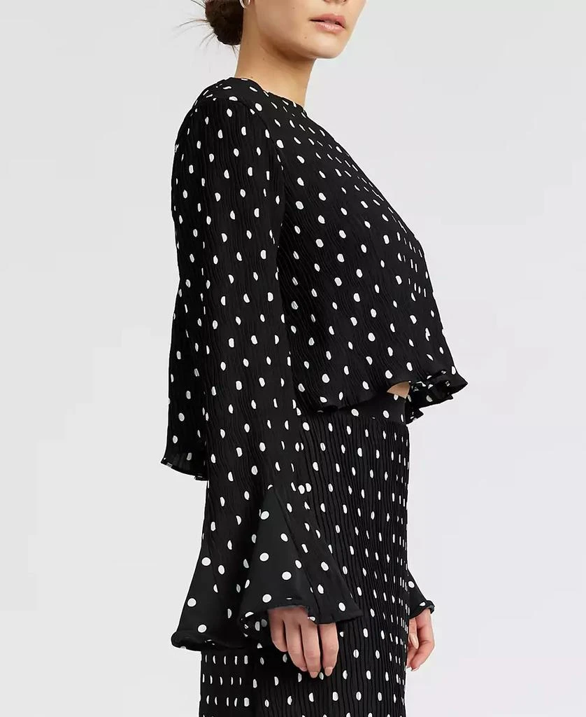 En Saison Women's Darlene Polka-Dot Swing Top 3