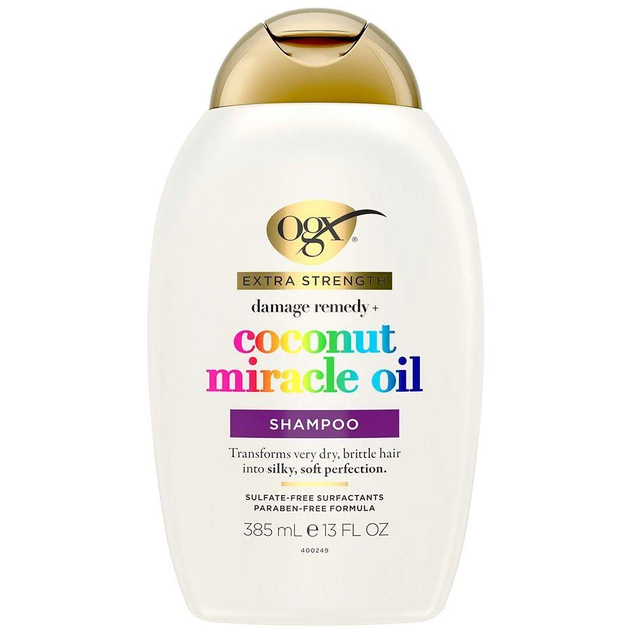 OGX Extra Strength Damage Remedy + Coconut Miracle Oil Shampoo Coconut Milk, Tangerine, & Warm Vanilla