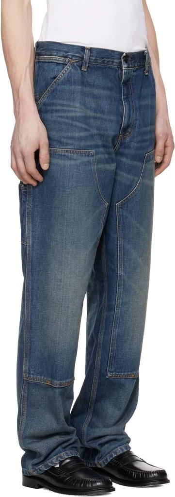 Carhartt WIP Blue Double Knee Jeans 2