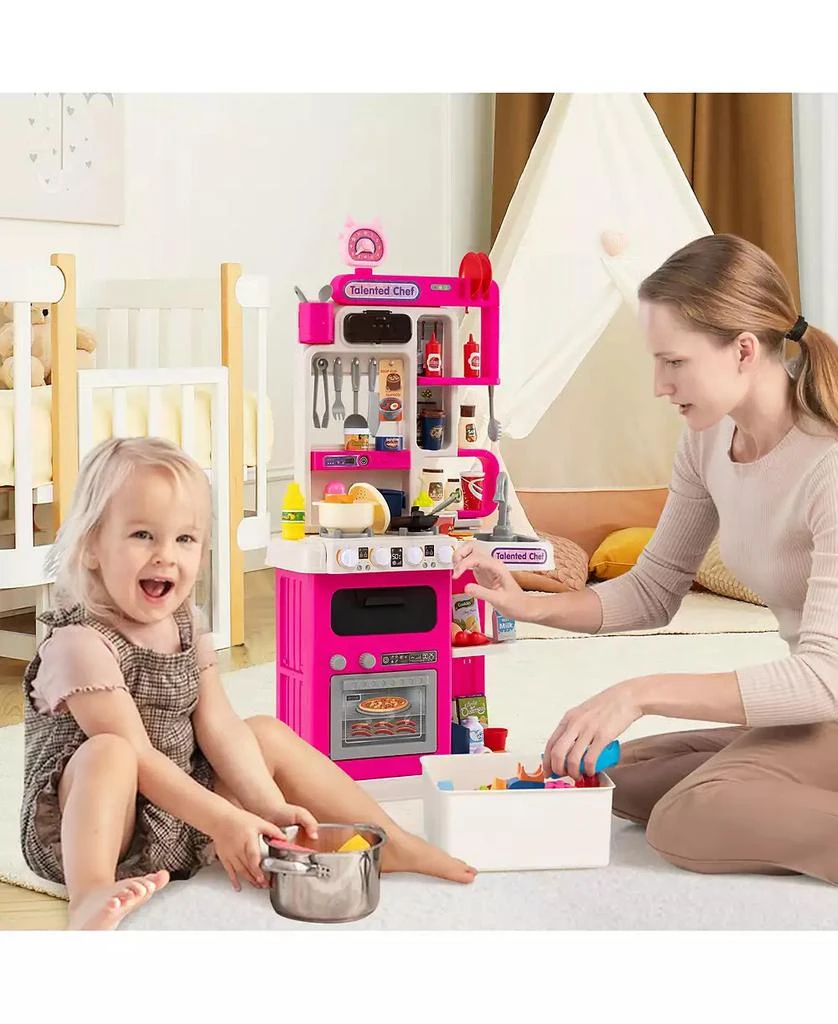 Mecale Kids Kitchen Playset Pretend Kitchen with Realistic Lights
Sounds for Interactive Play 10