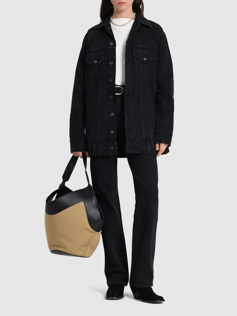 Khaite Ross Cotton Denim Jacket 1
