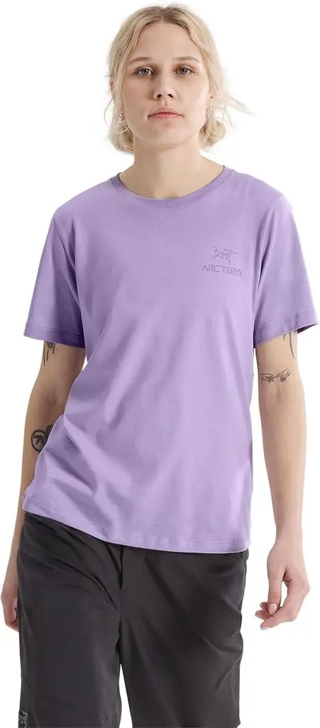 Arc'teryx Arc'teryx Kragg SL Cotton Emblem Crew SS Women's | Soft Cotton Climbing Tee with a Chest Graphic