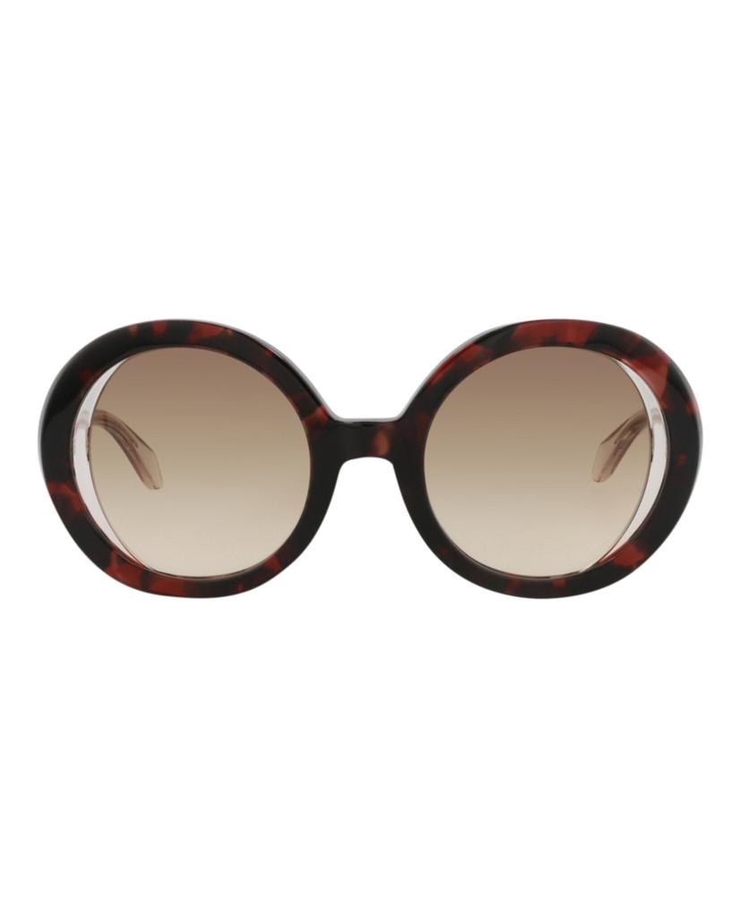 Just Cavalli Round-Frame Acetate Sunglasses