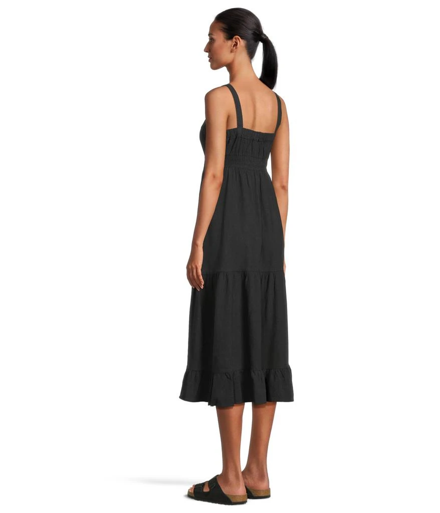 Toad & Co Taj Hemp Tiered Midi Sleeveless Dress 3