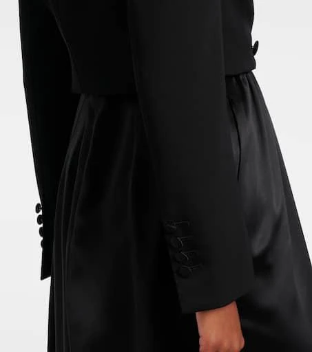 Dolce 
Gabbana Cropped cotton-blend tuxedo jacket 5