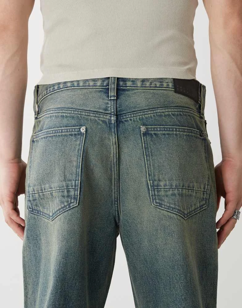 PacSun Pacsun patch pocket utility jeans in dark indigo 4