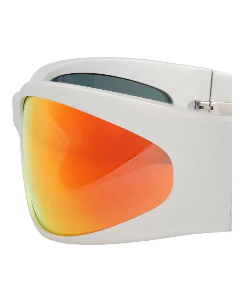 Balenciaga Shield-Frame Alluminium Sunglasses 4