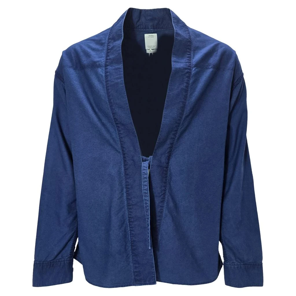 VisVim Lhamo Shirt in Blue Cotton 1