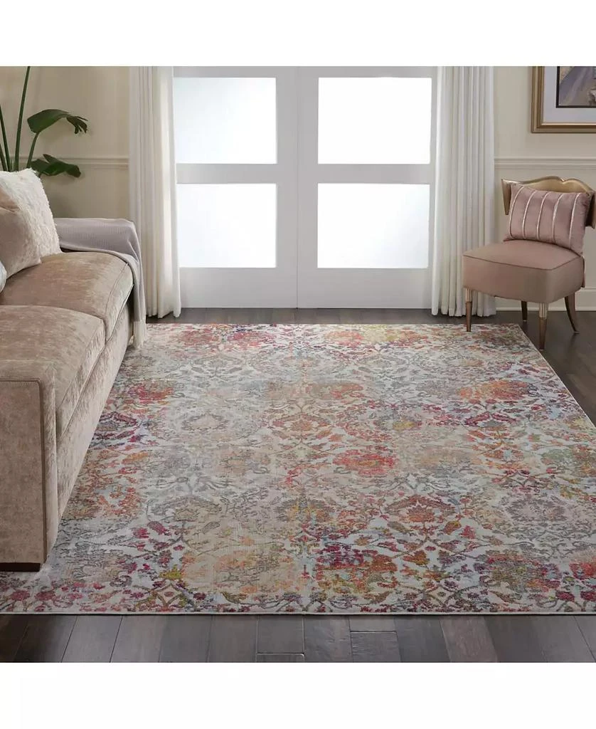Nourison Ankara Global ANR06 Ivory 2'4" x 8' Runner Rug 3