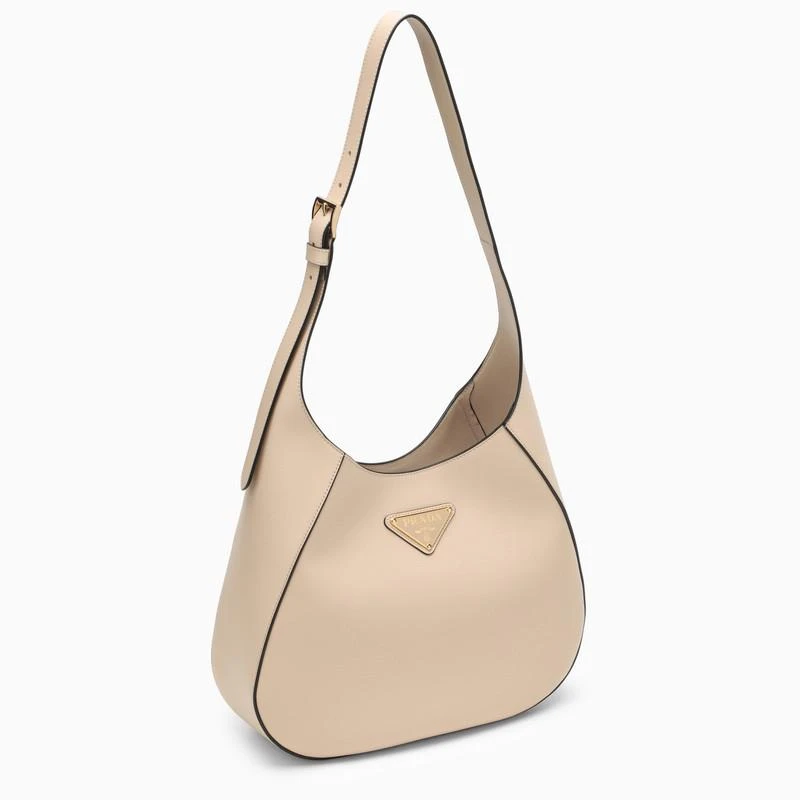 Prada Travertine-coloured leather shoulder bag 3