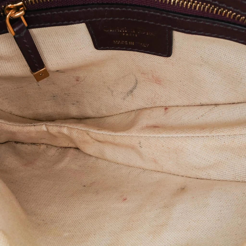 Dior Dior Red Oblique Canvas Saddle Bag 7