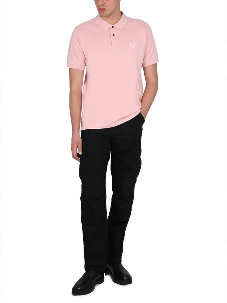 Ma.strum Ma.strum Logo Embellished Polo Shirt 3