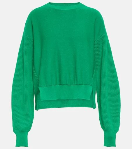 Stella McCartney Cropped cotton sweater 1
