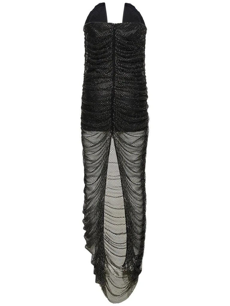 GIUSEPPE DI MORABITO Embellished Embroidered Mesh Midi Dress 4