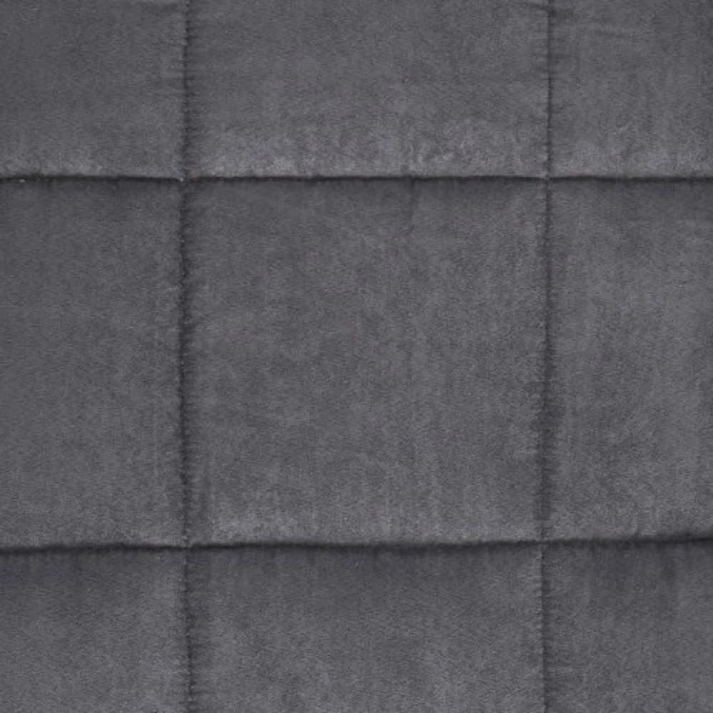 Hivvago King Plush Sherpa Reversible Micro Suede Comforter Set in Gray 5