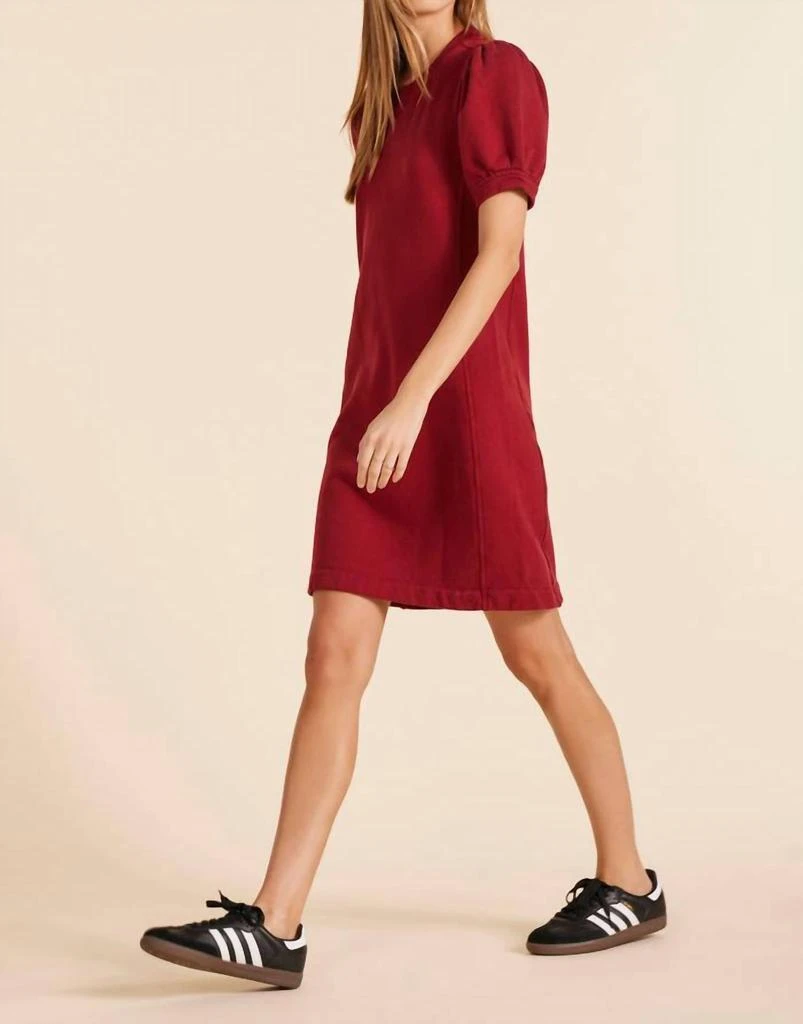 Bobi Bobi - Puff Sleeve Sweatshirt Dress 3